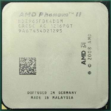 Обзор процессора AMD Phenom II X4 965